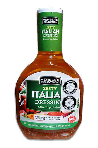 Salsa Aderezo Italiano Members 946 M - mL a $32