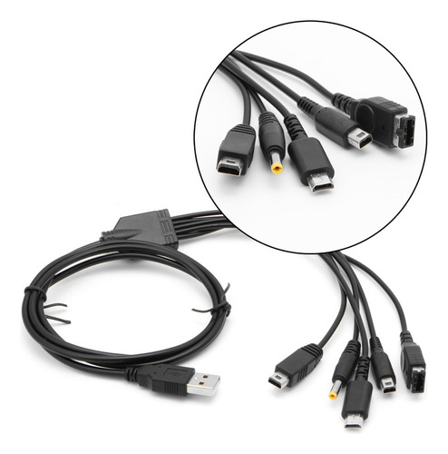 Cable Cargador Usb Para Nintendo 3ds/ 2ds/ Dsi /gba Y Psp