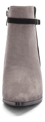 Botas De Mujer De Tacón Fino Y Punta Afilada