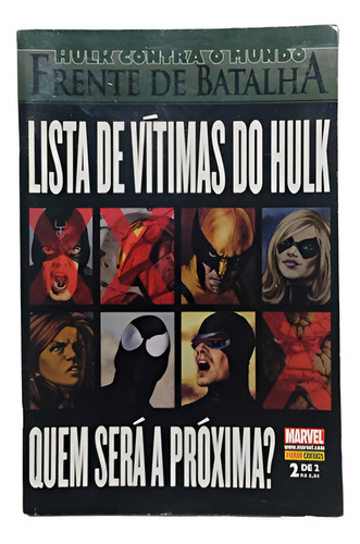 Hq Lista De Vítimas Do Hulk - Quem Será A Próxima? 2 De 2