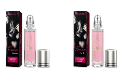 2 Frascos Perfume Con Feromonas Para Atraer Hombres Roll On