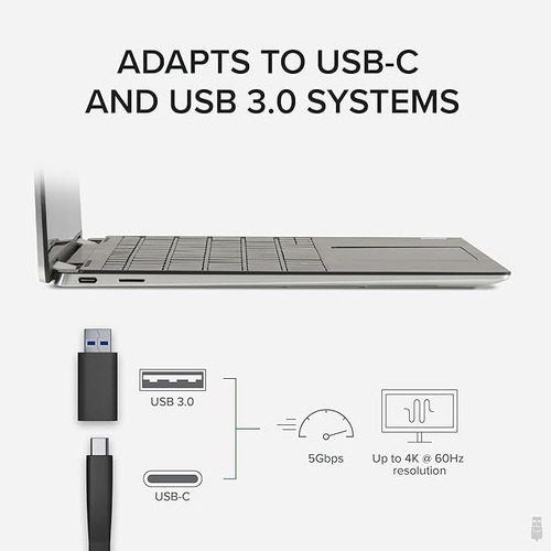 Plugable Adaptador De Monitor Dual Displayport Y Hdmi 4k (Usado)