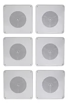 Comprar 6 X Cornetas 8 Pulgadas De Techo Metal 70v Rockville Ms81