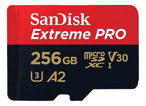 Memoria Sandisk Extreme Pro 256 Gb / Go Pro, Drones 