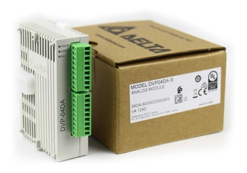 Modulo 4 Entradas Analogicas Plc Delta 20ma 10v Dvp04ad-s