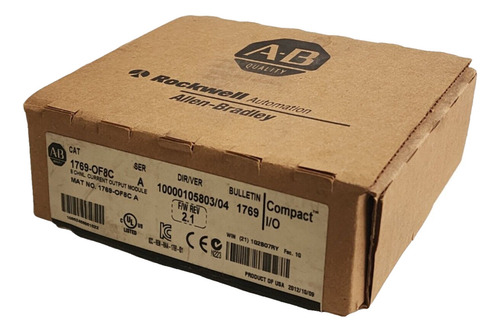Allen Bradley 1769-of8c /a Compactlogix I/o 8ch Anal Ccs