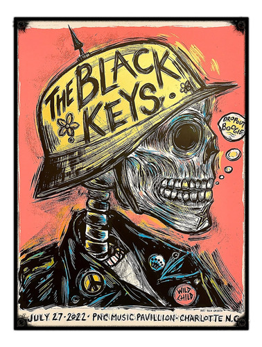 #1945 - Cuadro Decorativo 30 X 40 - The Black Keys Rock No Aplica No Aplica