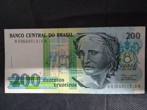 200 DUZENTOS CRUZEIROS BANCO CENTRAL DO BRAZIL