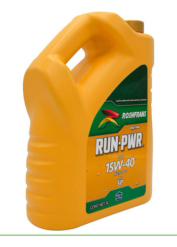 Aceite 15w40 Mineral Roshfrans Run Pwr 5 Lts Hecho En Mexico