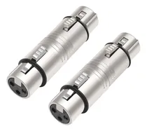 Comprar Paquete De 2 Xlr Hembra A Hembra, Xlr Hembra De 3 Pines A Xl