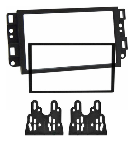 Imagen 2 de 8 de Marco Adaptador Doble Din Chevrolet Captiva