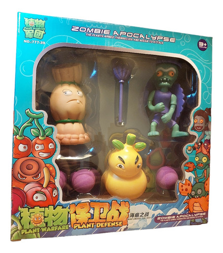 Set C Figuras Plantas Vs Zombies (7-12 Cm)