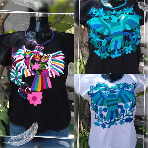 Lote De 50 Pzas Blusas Bordadas