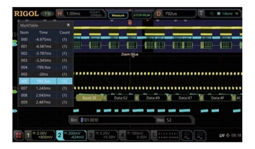 Rigol Mso5074 Osciloscópio Digital 70mhz 4ch 8gsa/s