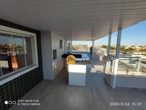 Maravilhosa Cobertura Com 3 Dormitórios À Venda, 134 M² Por R$ 350.000 - Atlântica - Rio Das Ostras/rj - Co0044