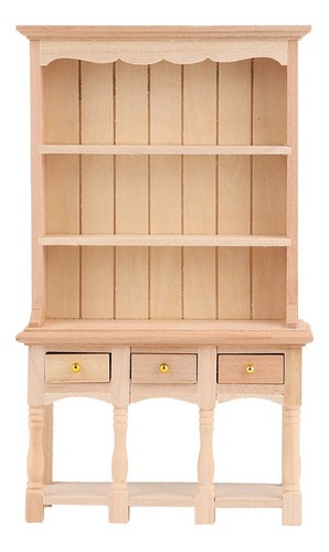 Mueble Para Libros Modelo 1:12 Pocket Wonderful Wooden Mini