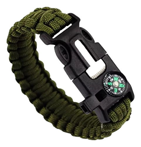 Pulsera Paracord Treking Y Escalada Supervivencia 5 En 1