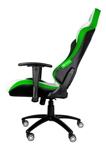 Silla Xbox Pro Gamer Koskin Blanco/verde Brazos 2d Inclinaci Color Blanco