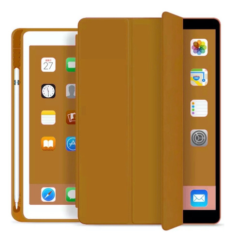 Mica Cristal + Funda Smart Ranura P/ Pluma iPad 5 9.7 A1822