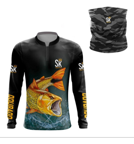 Camiseta Pesca Superking Protec Uv Con Bandana M03 Talle:eg