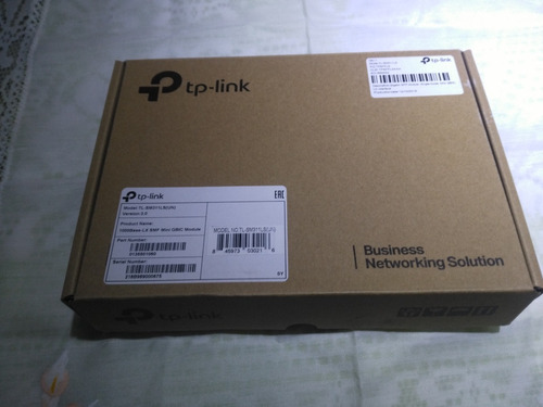 Imagen 3 de 5 de Módulo Transceptor De Fibra Tp-link Tl-sm311ls Módulo Minigb
