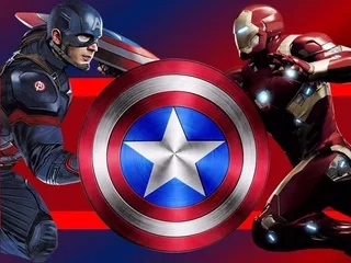 Kit Imprimible Capitan America Vs Iron Man Civil War