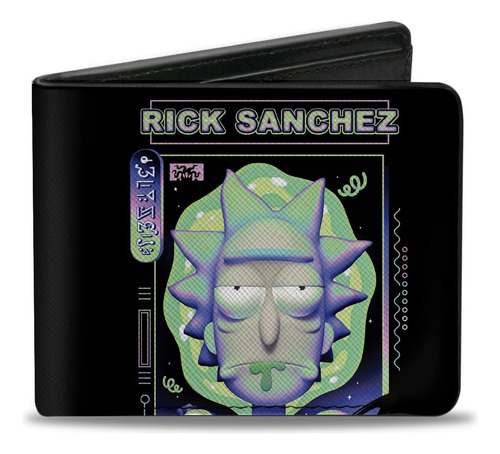 Cartera Rick Y Morty, Bifold, Rick Y Morty Rick Sánchez