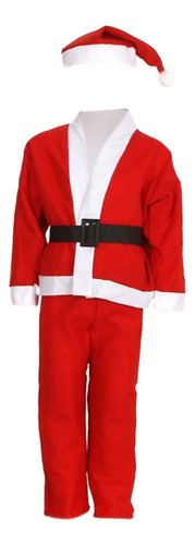 2 Conjunto De Papá Noel Para Niños Con Bufanda, Niño