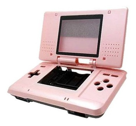 Carcasa Completa Retro Respuesto Nintendo Ds Rosa