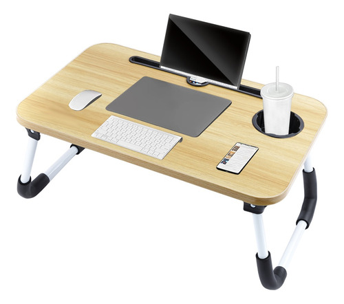 Mesa Plegable Portafolio De Madera Soporte Laptop Portátil