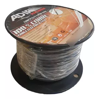 Cable Cobre Calibre 8 Negro 25 Mts Adir 10236