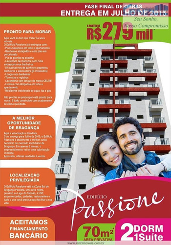 Imagem 1 de 5 de Apartamentos À Venda Em Bragança Paulista/sp - Compre O Seu Apartamentos Aqui! - 1267520