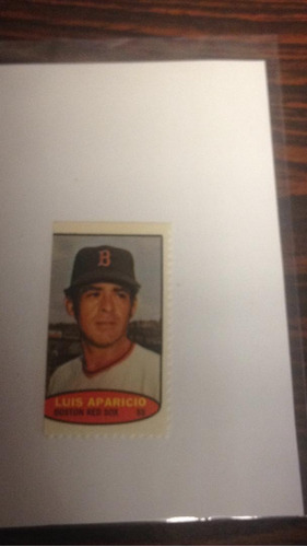 Rigoju Barajita Luis Aparicio Topps Stamps 1974