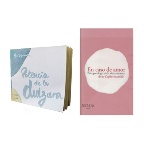Potencia Dulzura + En Caso Amor, De Anne Dufourmantelle. Editorial Nocturna, Tapa Blanda En Español, 2019