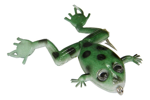 Imagem 2 de 2 de Isca Artificial Frog Sapinho Maruri 6 Cm 2 Unidades Verde