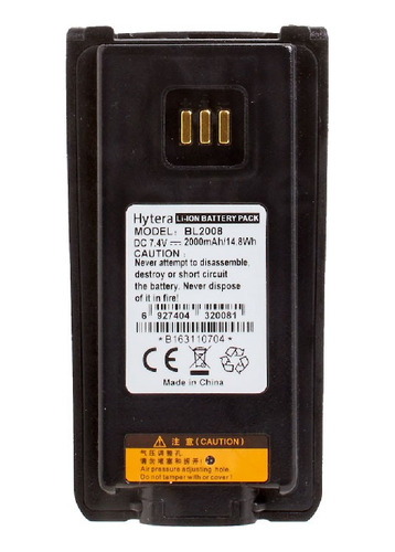 Bateria Radio Hytera Modelo Bl2008