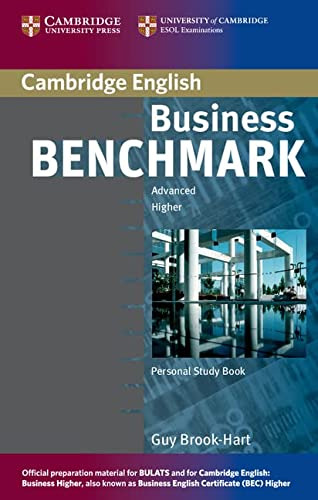 Libro Business Benchmark Advanced Personal Study Book Fo De