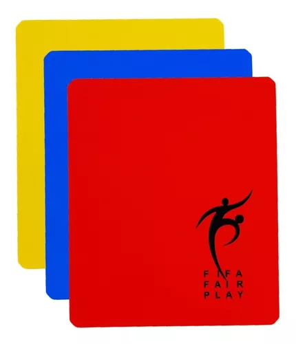 Tarjetas Arbitro De Acrílico Para Fútbol 10 Pz