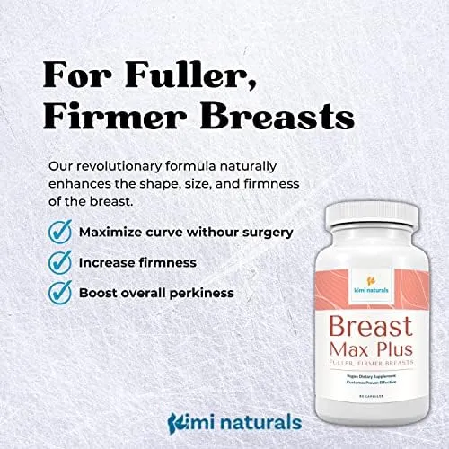 Kimi Naturals Breast Max Plus - Píldoras Para Mejorar Los Se