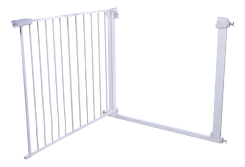 Reja Seguridad Escalera Puerta Ajustable Para Bebe Mascotas Color Blanco rejas