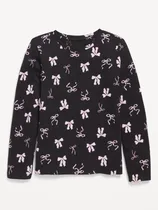 Comprar Playera De Manga Larga Con Estampada Old Navy Para Niña