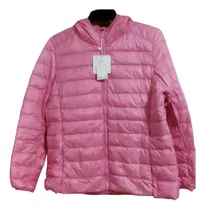 Comprar Campera Puffer Rosa Nueva Talla L 