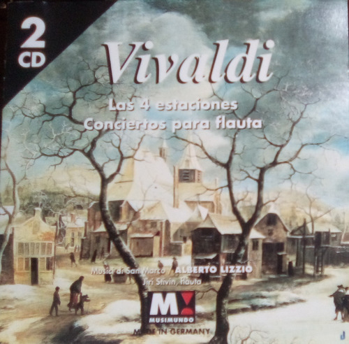 2 Cd's Vivaldi  Las 4 Estaciones   Conciertos Para Flauta  