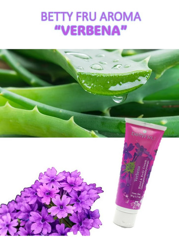 Áloe Vera Betty Fru Crema Manos/cuerpo Distintos Aromas 50g Té Verde-naranja/jengibre-verbena-éxtasis