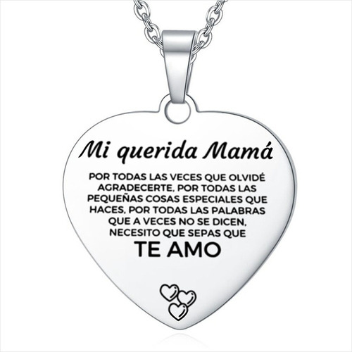 Collar =mi Querida Mamá=, De Hijos Que Se Portan Mal