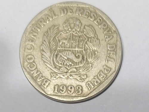 Moneda 1 Nuevo Sol Perú 1993