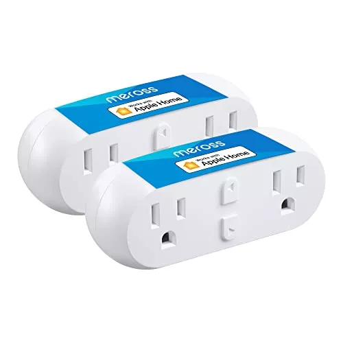 Meross Enchufe Inteligente Dual Wifi De 15 A Compatible Con