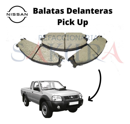 Kit Balatas Pastillas Del Nissan Estacas 2006 Originales