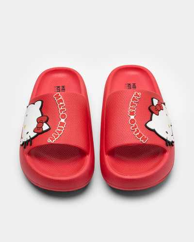 Sandalia Roja Hello Kitty Para Dama Red Rubby Drop