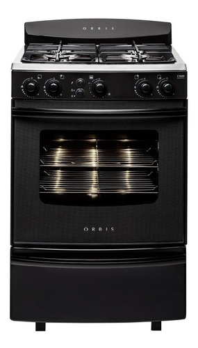 Cocina Orbis Inox Grafito 55cm Gas 958gp3 Autolimp Oferta